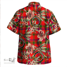 Scottish Bain Clan Tartan Hawaiian Shirt - Tropical Old Style Scottish Plaid Tartan Plaid