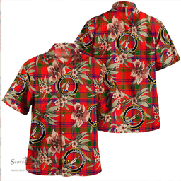 Scottish Bain Clan Tartan Hawaiian Shirt - Tropical Old Style Scottish Plaid Tartan Plaid