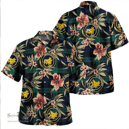 Scottish Campbell of Lochawe Modern 2 Clan Tartan Hawaiian Shirt - Tropical Old Style Scottish Plaid Tartan Plaid
