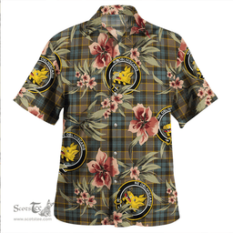 Scottish Campbell of Breadalbane Weathered 2 Clan Tartan Hawaiian Shirt - Tropical Old Style Scottish Plaid Tartan Plaid