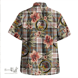 Scottish Cameron of Erracht Dress Weathered 2 Clan Tartan Hawaiian Shirt - Tropical Old Style Scottish Plaid Tartan Plaid
