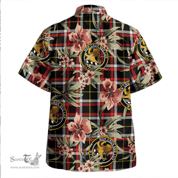 Scottish Black (DCD) Modern Clan Tartan Hawaiian Shirt - Tropical Old Style Scottish Plaid Tartan Plaid
