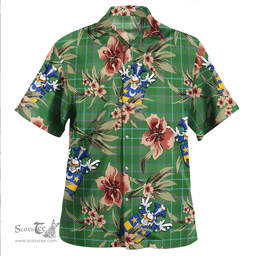Scottish Blackwood Ancient Clan Tartan Hawaiian Shirt - Tropical Old Style Scottish Plaid Tartan Plaid