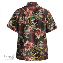 Scottish Braveheart Warrior (Watt #2) Weathered Clan Tartan Hawaiian Shirt - Tropical Old Style Scottish Plaid Tartan Plaid