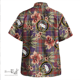 Scottish Bethune Weathered Clan Tartan Hawaiian Shirt - Tropical Old Style Scottish Plaid Tartan Plaid