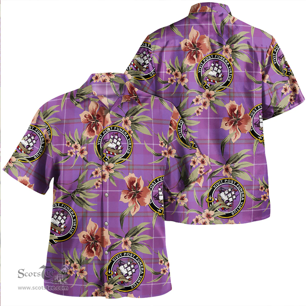 Scottish Bryson Ancient Clan Tartan Hawaiian Shirt - Tropical Old Style Scottish Plaid Tartan Plaid