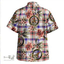 Scottish Boswell Dress Modern Clan Tartan Hawaiian Shirt - Tropical Old Style Scottish Plaid Tartan Plaid