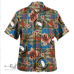 Scottish Bethune Ancient Clan Tartan Hawaiian Shirt - Tropical Old Style Scottish Plaid Tartan Plaid