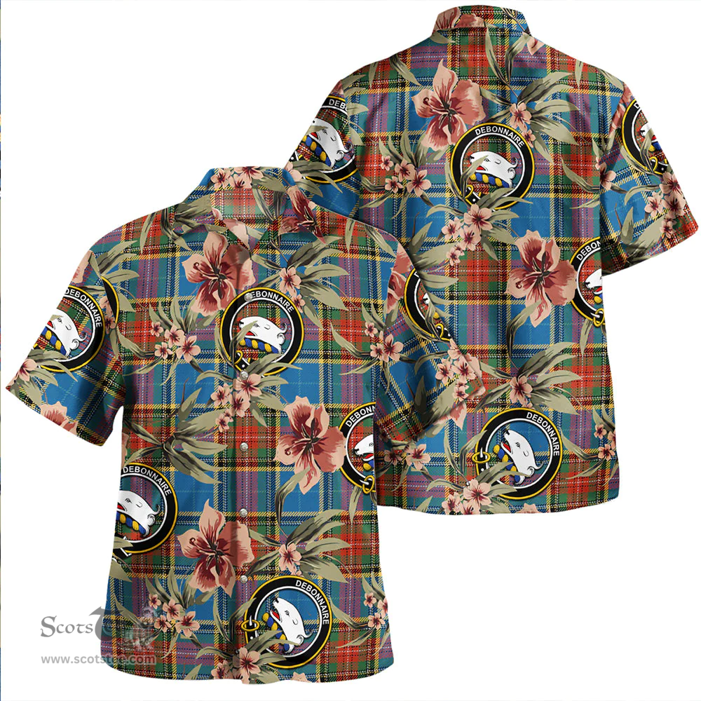 Scottish Bethune Ancient Clan Tartan Hawaiian Shirt - Tropical Old Style Scottish Plaid Tartan Plaid