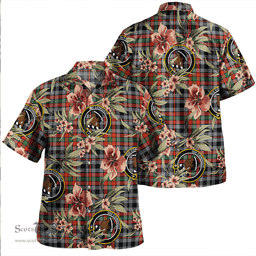 Scottish Borthwick Ancient Clan Tartan Hawaiian Shirt - Tropical Old Style Scottish Plaid Tartan Plaid