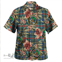Scottish Bisset Modern Clan Tartan Hawaiian Shirt - Tropical Old Style Scottish Plaid Tartan Plaid