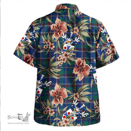 Scottish Belfrage (Belfarge) Modern Clan Tartan Hawaiian Shirt - Tropical Old Style Scottish Plaid Tartan Plaid