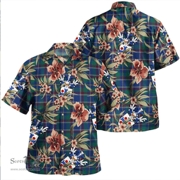 Scottish Belfrage (Belfarge) Modern Clan Tartan Hawaiian Shirt - Tropical Old Style Scottish Plaid Tartan Plaid