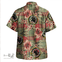Scottish Baxter Weathered Clan Tartan Hawaiian Shirt - Tropical Old Style Scottish Plaid Tartan Plaid