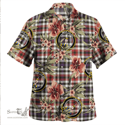 Scottish Bell Border (Bell Southern Bell) Weathered Clan Tartan Hawaiian Shirt - Tropical Old Style Scottish Plaid Tartan Plaid