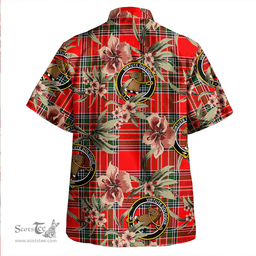 Scottish Binning Clan Tartan Hawaiian Shirt - Tropical Old Style Scottish Plaid Tartan Plaid
