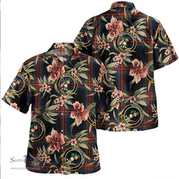 Scottish Braveheart Warrior (Wate #2) Modern Clan Tartan Hawaiian Shirt - Tropical Old Style Scottish Plaid Tartan Plaid