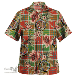 Scottish Blackie Ancient Clan Tartan Hawaiian Shirt - Tropical Old Style Scottish Plaid Tartan Plaid