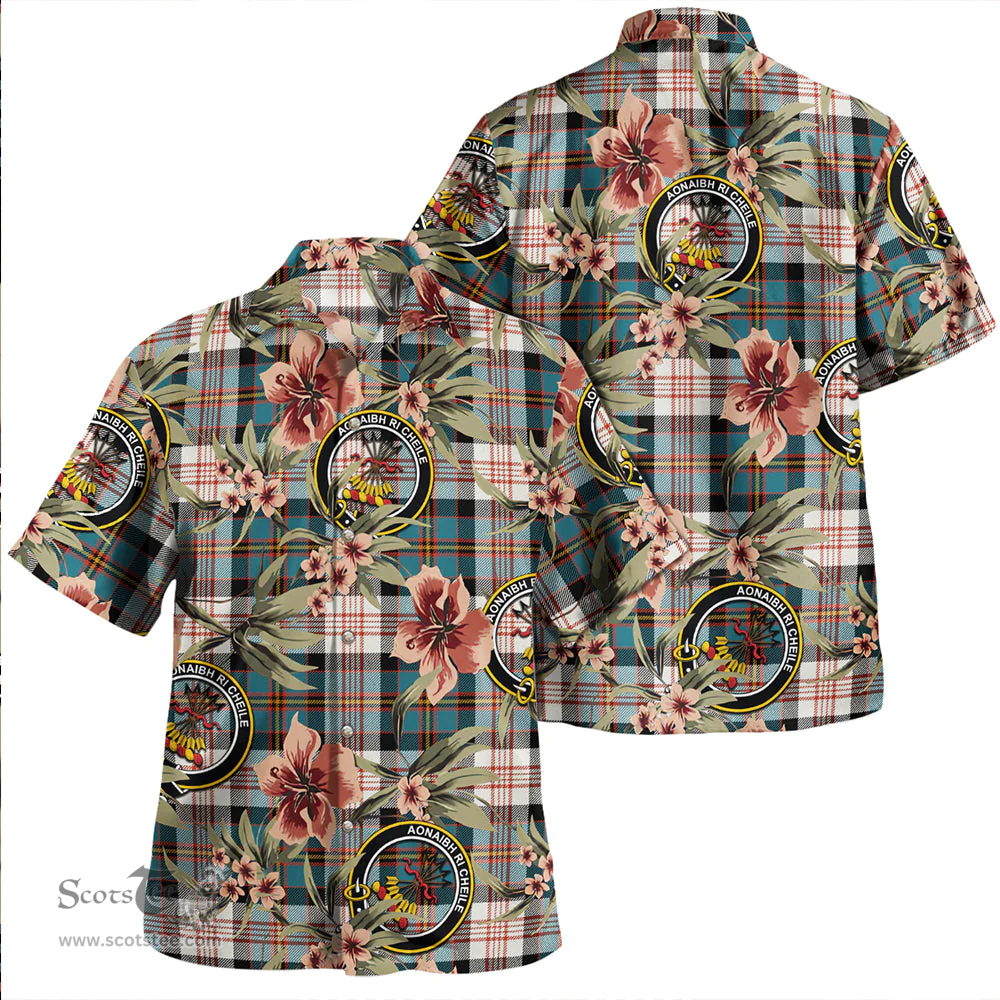 Scottish Cameron of Erracht Dress Ancient 2 Clan Tartan Hawaiian Shirt - Tropical Old Style Scottish Plaid Tartan Plaid