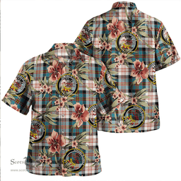 Scottish Cameron of Erracht Dress Ancient 2 Clan Tartan Hawaiian Shirt - Tropical Old Style Scottish Plaid Tartan Plaid