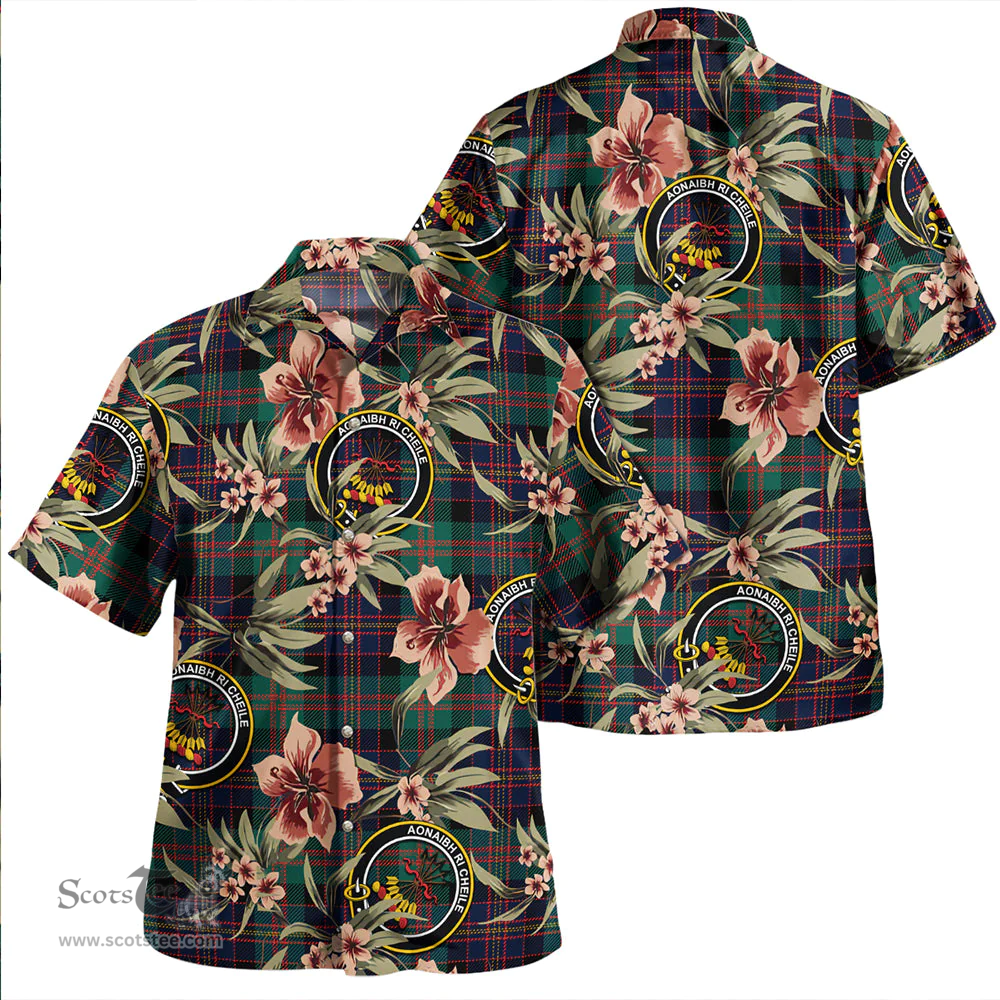 Scottish Cameron of Erracht #3 Modern 2 Clan Tartan Hawaiian Shirt - Tropical Old Style Scottish Plaid Tartan Plaid