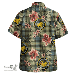 Scottish Campbell of Breadalbane 1819 Weathered 2 Clan Tartan Hawaiian Shirt - Tropical Old Style Scottish Plaid Tartan Plaid