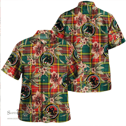 Scottish Baxter of Balgavies Modern Clan Tartan Hawaiian Shirt - Tropical Old Style Scottish Plaid Tartan Plaid