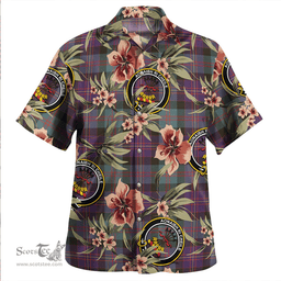 Scottish Cameron of Erracht #3 Weathered 2 Clan Tartan Hawaiian Shirt - Tropical Old Style Scottish Plaid Tartan Plaid