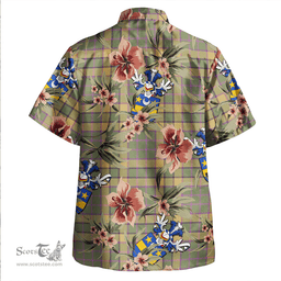 Scottish Blackwood Weathered Clan Tartan Hawaiian Shirt - Tropical Old Style Scottish Plaid Tartan Plaid