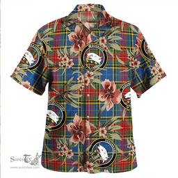 Scottish Bethune Modern Clan Tartan Hawaiian Shirt - Tropical Old Style Scottish Plaid Tartan Plaid