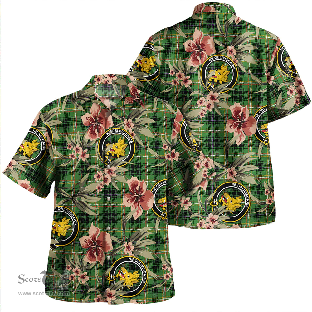 Scottish Campbell Marquis of Lorne Ancient 2 Clan Tartan Hawaiian Shirt - Tropical Old Style Scottish Plaid Tartan Plaid