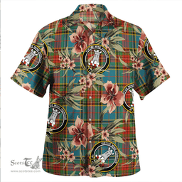 Scottish Beaton Ancient Clan Tartan Hawaiian Shirt - Tropical Old Style Scottish Plaid Tartan Plaid