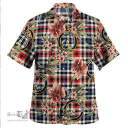 Scottish Bell Border (Bell Southern Bell) Modern Clan Tartan Hawaiian Shirt - Tropical Old Style Scottish Plaid Tartan Plaid