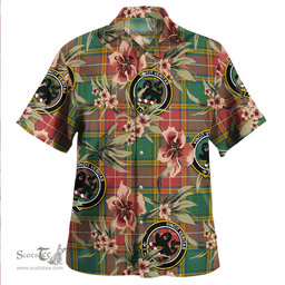 Scottish Baxter of Balgavies Ancient Clan Tartan Hawaiian Shirt - Tropical Old Style Scottish Plaid Tartan Plaid