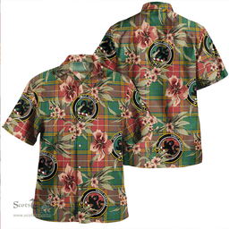 Scottish Baxter of Balgavies Ancient Clan Tartan Hawaiian Shirt - Tropical Old Style Scottish Plaid Tartan Plaid