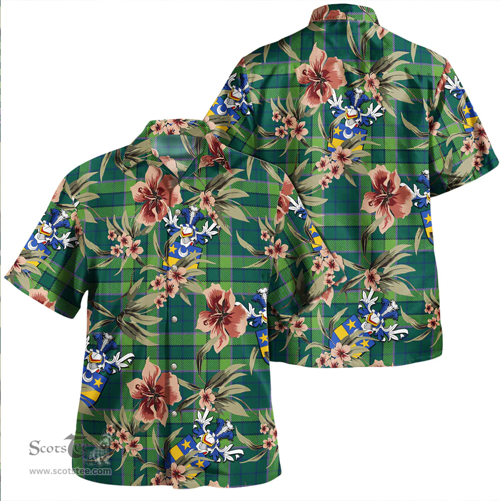 Scottish Blackwood Modern Clan Tartan Hawaiian Shirt - Tropical Old Style Scottish Plaid Tartan Plaid