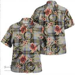 Scottish Bell of the Borders Ancient Clan Tartan Hawaiian Shirt - Tropical Old Style Scottish Plaid Tartan Plaid