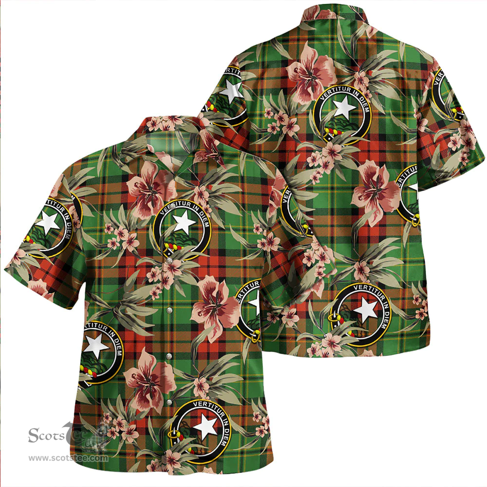 Scottish Blackstock Hunting Ancient Clan Tartan Hawaiian Shirt - Tropical Old Style Scottish Plaid Tartan Plaid