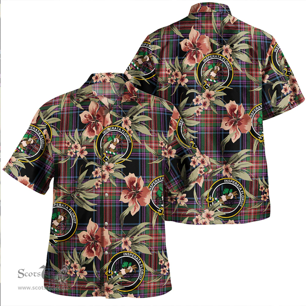 Scottish Braveheart Warrior (Wate #2) Ancient Clan Tartan Hawaiian Shirt - Tropical Old Style Scottish Plaid Tartan Plaid