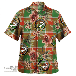Scottish Brisbane Ancient Clan Tartan Hawaiian Shirt - Tropical Old Style Scottish Plaid Tartan Plaid