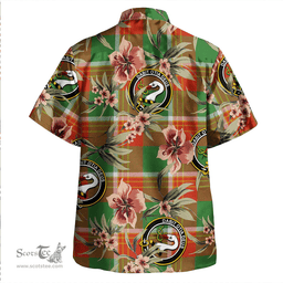 Scottish Brisbane Ancient Clan Tartan Hawaiian Shirt - Tropical Old Style Scottish Plaid Tartan Plaid
