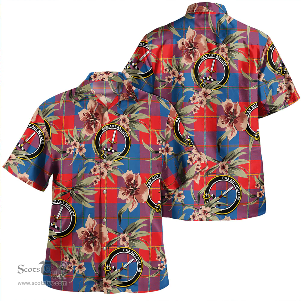 Scottish Blane Clan Tartan Hawaiian Shirt - Tropical Old Style Scottish Plaid Tartan Plaid