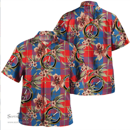 Scottish Blane Clan Tartan Hawaiian Shirt - Tropical Old Style Scottish Plaid Tartan Plaid
