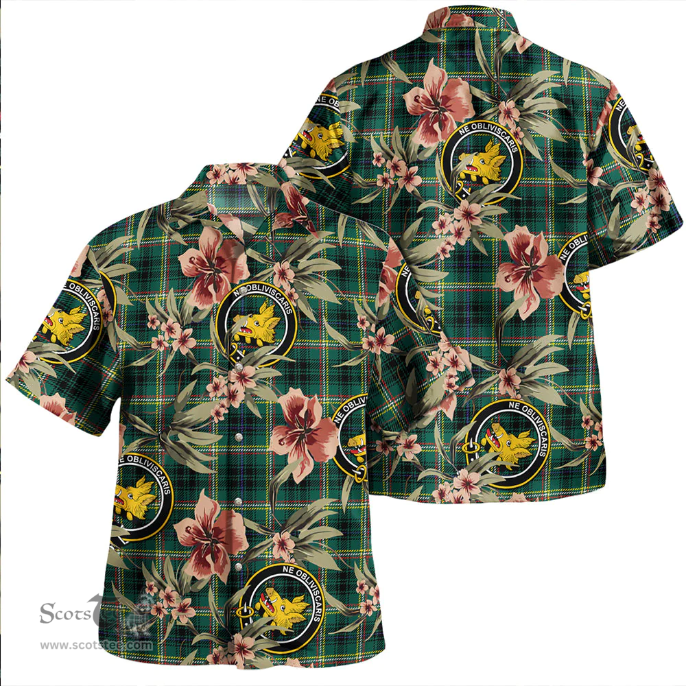 Scottish Campbell Marquis of Lorne Modern 2 Clan Tartan Hawaiian Shirt - Tropical Old Style Scottish Plaid Tartan Plaid