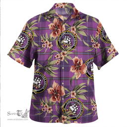 Scottish Bryson Weathered Clan Tartan Hawaiian Shirt - Tropical Old Style Scottish Plaid Tartan Plaid