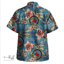 Scottish Dempster Ancient Clan Tartan Hawaiian Shirt - Tropical Old Style Scottish Plaid Tartan Plaid