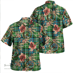 Scottish Davidson of Tulloch Ancient Clan Tartan Hawaiian Shirt - Tropical Old Style Scottish Plaid Tartan Plaid