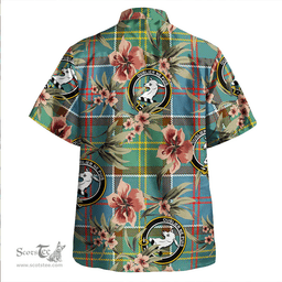 Scottish Colville District Clan Tartan Hawaiian Shirt - Tropical Old Style Scottish Plaid Tartan Plaid