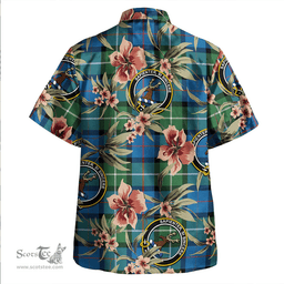Scottish Davidson Ancient Clan Tartan Hawaiian Shirt - Tropical Old Style Scottish Plaid Tartan Plaid