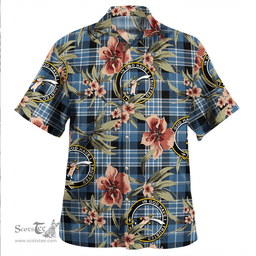 Scottish Clark Modern Clan Tartan Hawaiian Shirt - Tropical Old Style Scottish Plaid Tartan Plaid